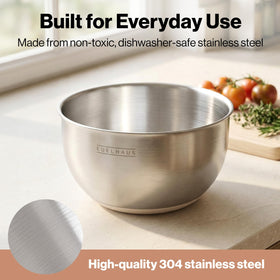 EDELHAUS salad spinner non slip base keeps the bowl steady during spin