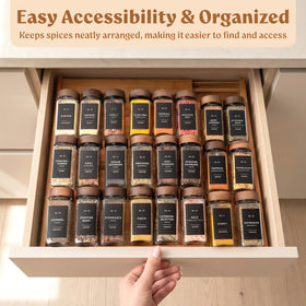 EDELHAUS carbonized bamboo material resists warping and stains for durability.