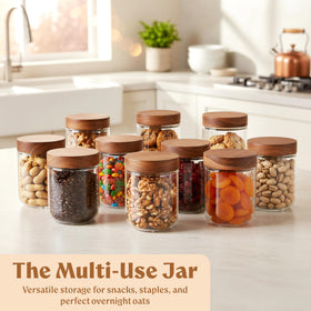 EDELHAUS yogurt parfait in a jar for quick meals.