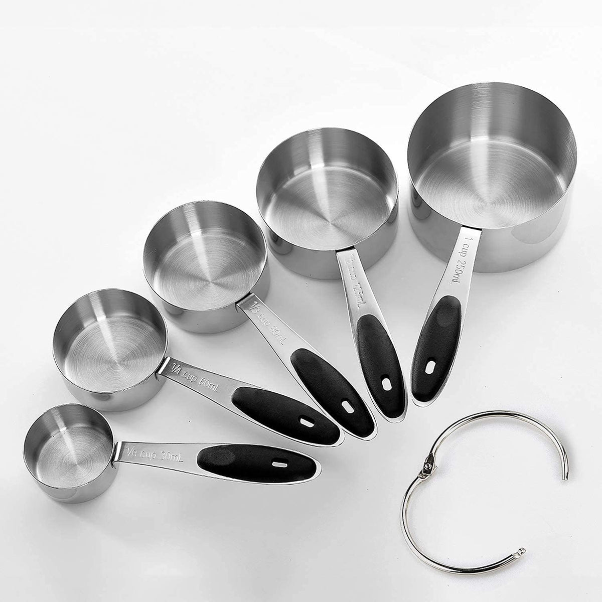 EDELIN cups with nonslip silicone handles stay secure when hands are wet
