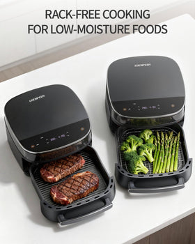 Wings crisping nicely in EDENPEER air fryer in minutes.