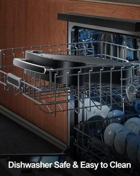EDENPEER fits a 12-inch pizza and steaks for family dinners.