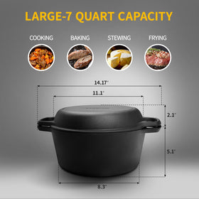 EDGING CASTING all-purpose cast iron cookware for searing, braising, and baking.