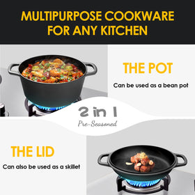 Edging Casting 5 Qt for bread baking and hearty stews at home