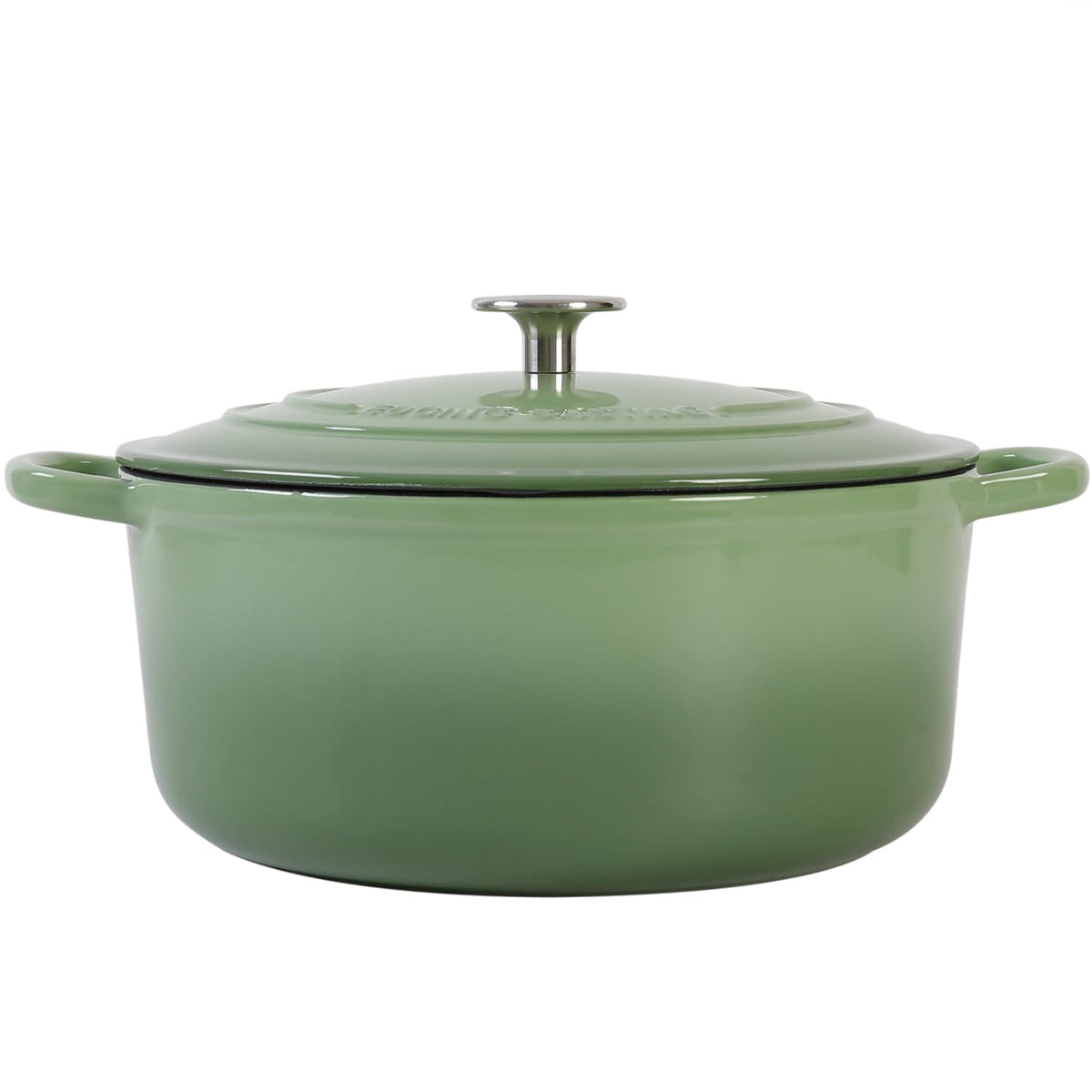 Enamel surface cleans easily while preserving flavor and texture.