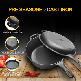EDGING CASTING even-heat cast iron for steady browning and simmering.