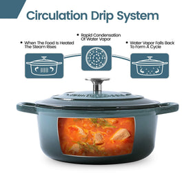 Edging Casting induction-compatible Dutch oven for modern stoves.