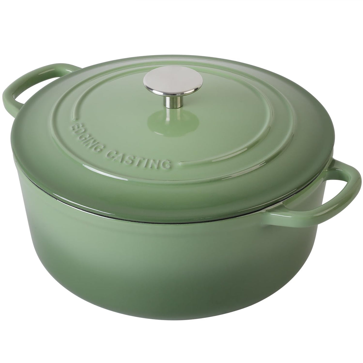 Cooktop-ready Edging Casting Dutch oven on induction, gas, electric, or ceramic.