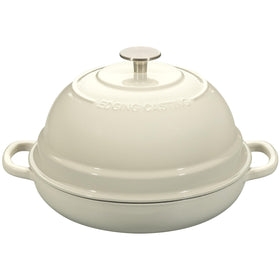 EDGING CASTING enameled cast iron Dutch oven, 6 quart, for even bread baking.