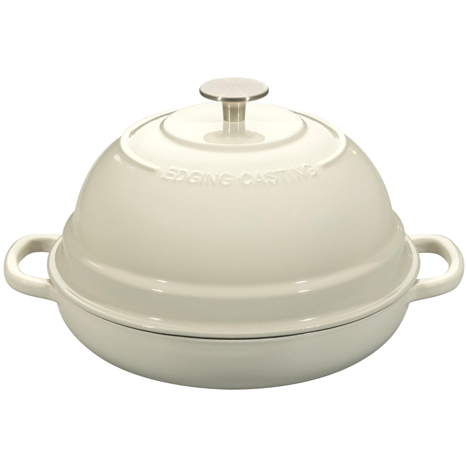 EDGING CASTING enameled cast iron Dutch oven, 6 quart, for even bread baking.