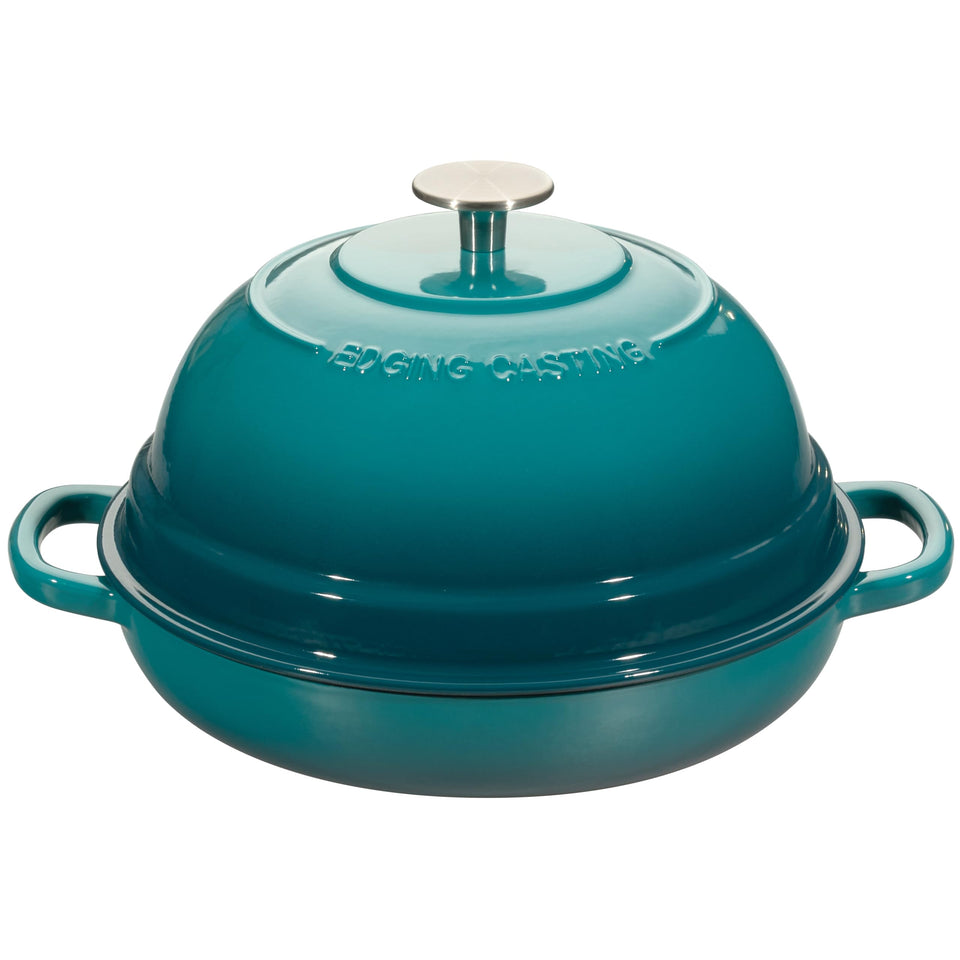 EDGING CASTING enameled cast iron dutch oven delivers even heat for bread baking
