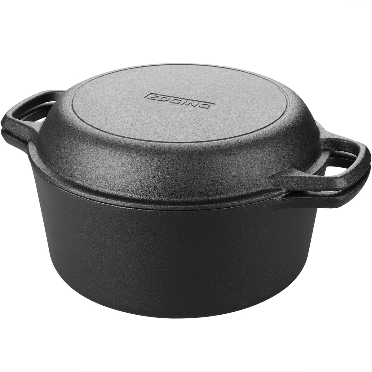 Edging Casting 5-quart pot delivers reliable heat transfer for consistent results.
