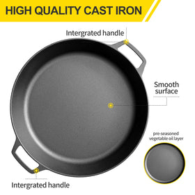 EDGING CASTING outdoor camping frying pan ideal for campfire meals and portable cooking.