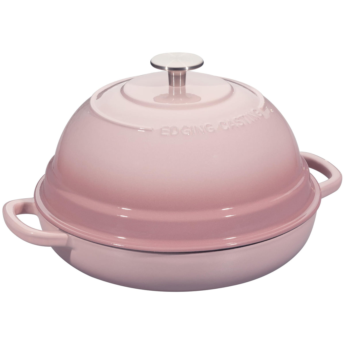 EDGING CASTING round-handle design offers comfortable grip during transfers.