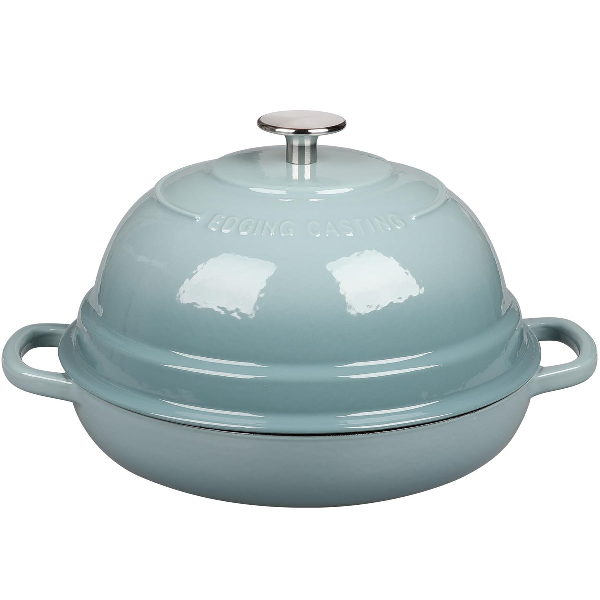 EDGING CASTING seasalt dutch oven with lid—even heat for perfect bread baking.