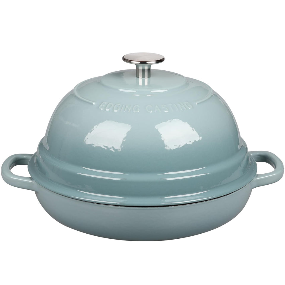 EDGING CASTING seasalt dutch oven with lid—even heat for perfect bread baking.