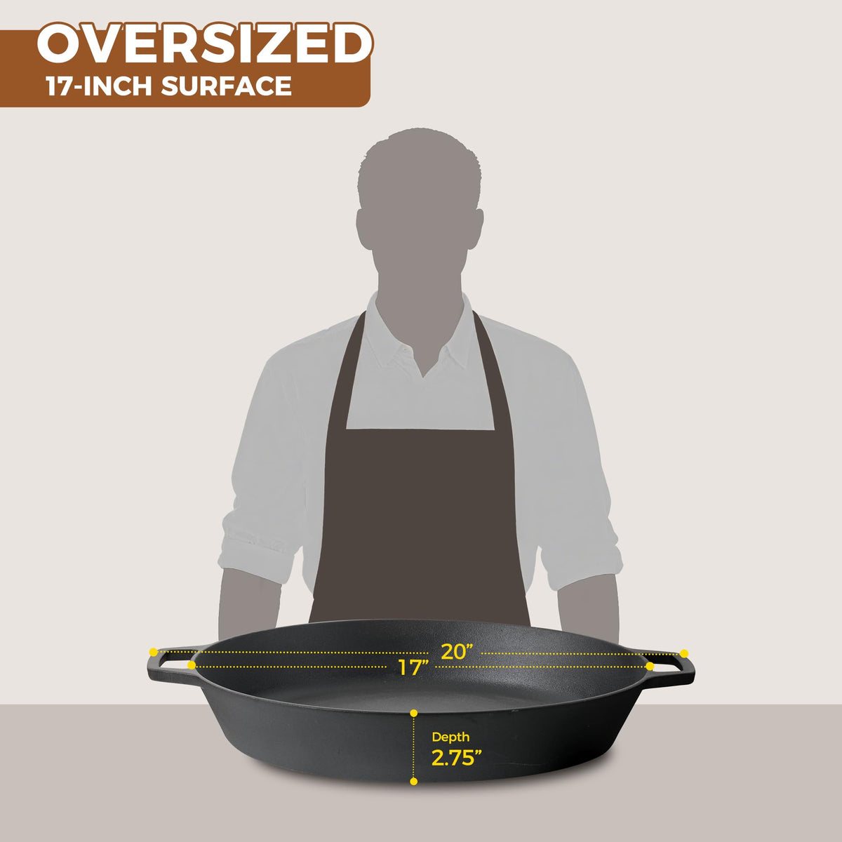 EDGING CASTING care guide for seasoning and maintaining a nonstick patina.
