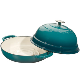 EDGING CASTING stainless steel knob enhances lid durability and control