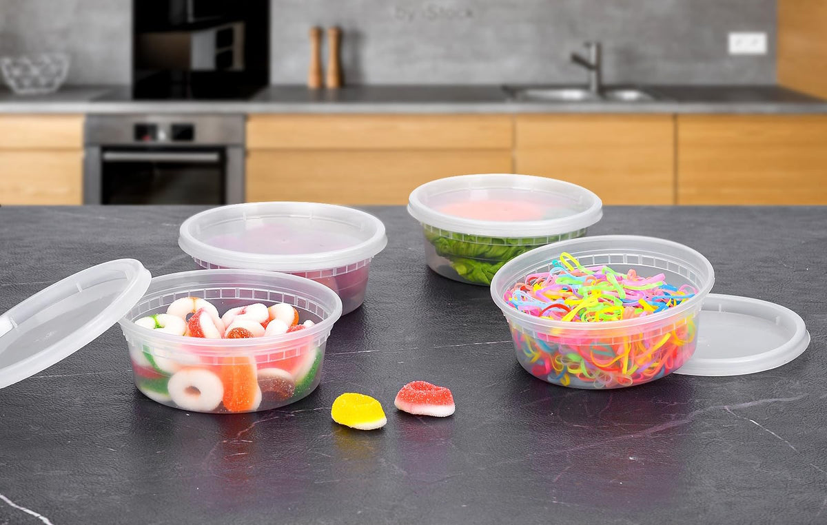 EDI microwave-safe cups for quick reheating of meals without lids
