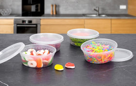 EDI microwave-safe cups for quick reheating of meals without lids