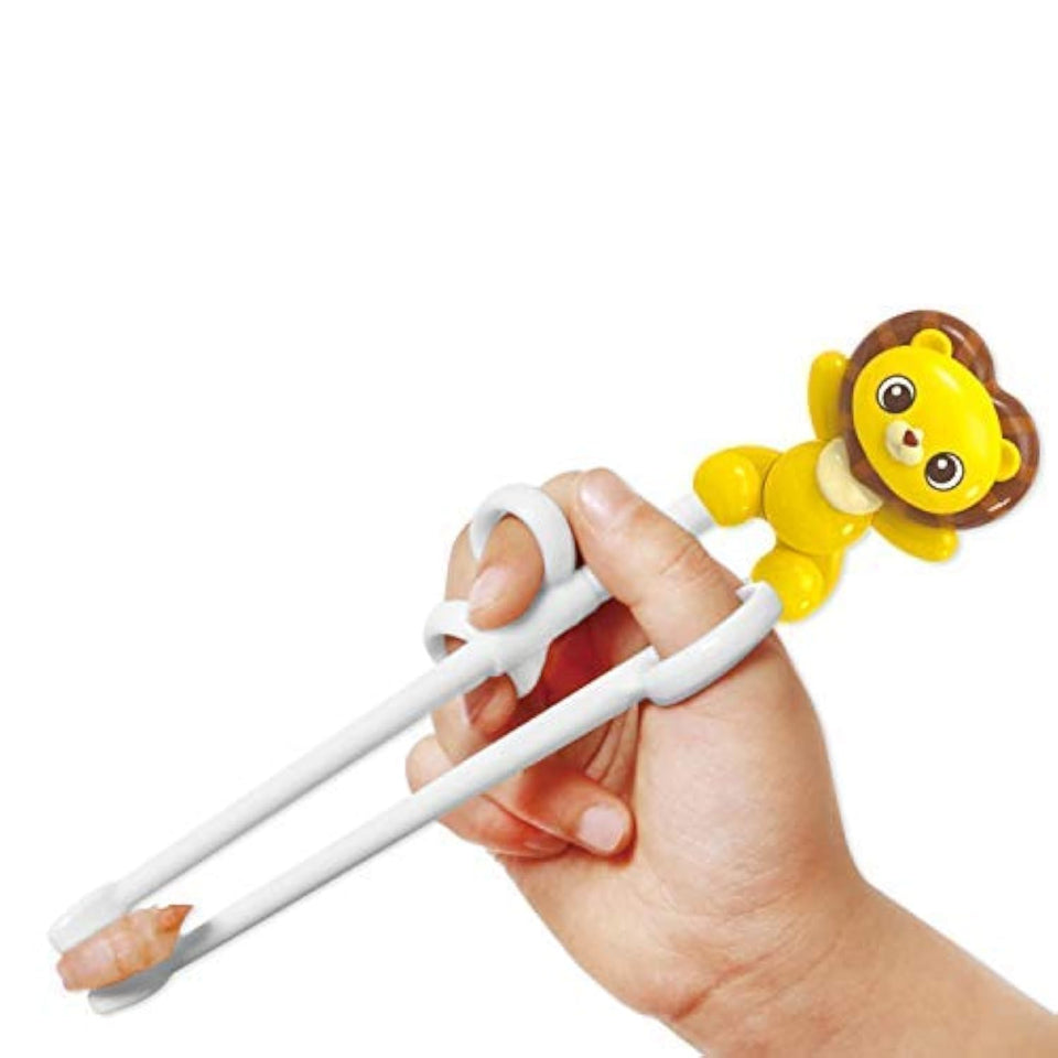 Edison Friends Chopsticks Training Setup guides finger placement for easy learning.