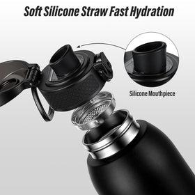 Edmyre bottle with leak-proof lid and safety lock.