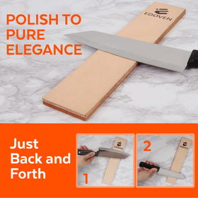 15° and 20° guides ensure consistent, everyday kitchen angles.
