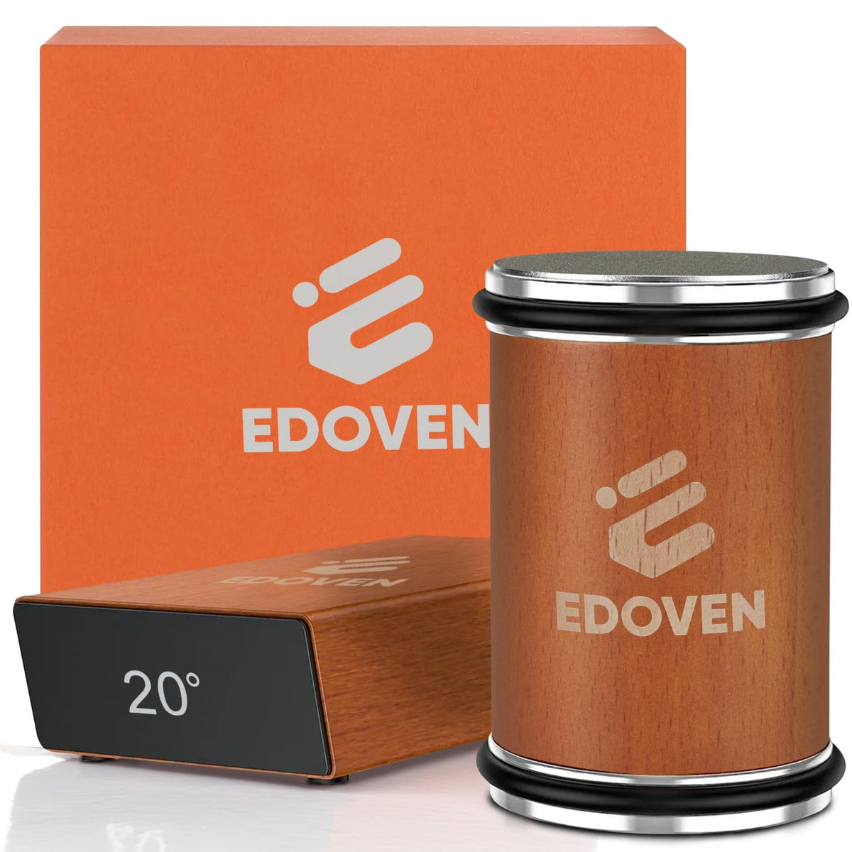 EDOVEN rolling knife sharpener in action delivers a precise edge with minimal effort.