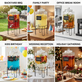 Edycur lemonade setup showcases a bright, inviting beverage station.