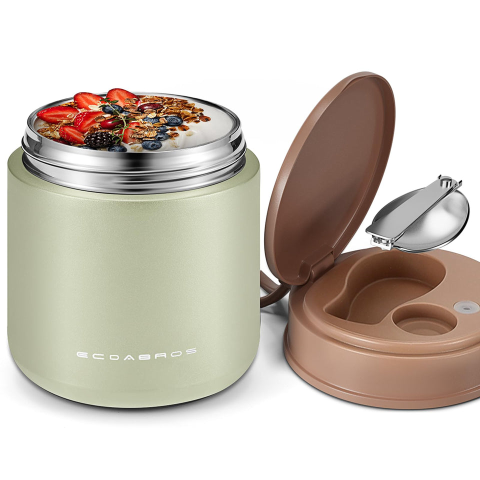 eedabros 15.2oz kids thermo with wide mouth for easy filling and hot meals.