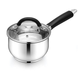 E-far 1 Qt sauce pan with lid for small batches and precise simmering