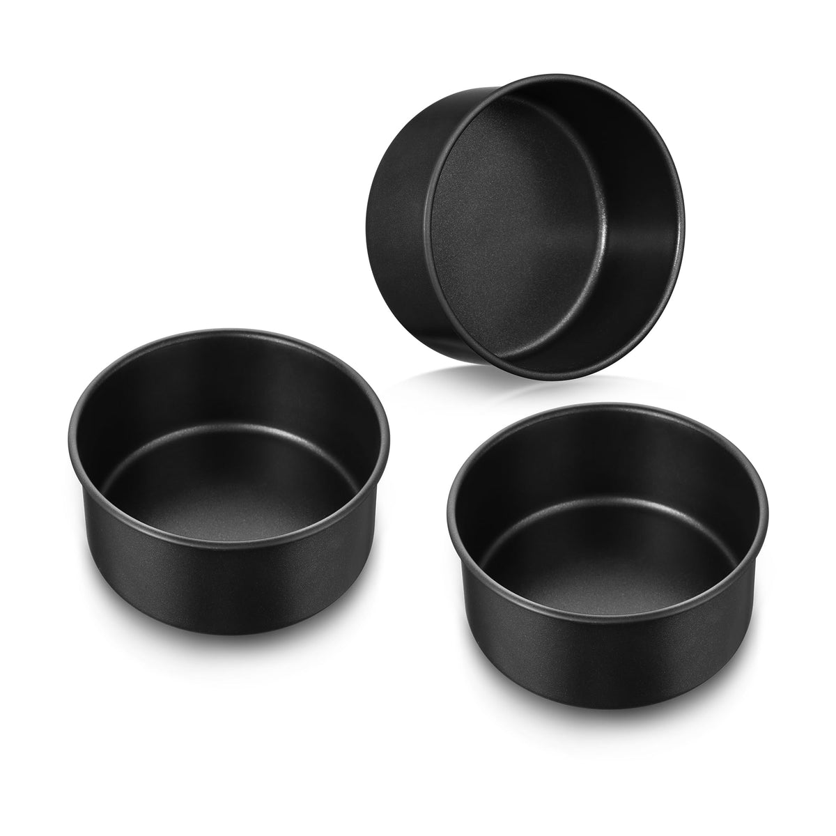 E-far 5 Inch Cake Pan Set outer view for durable daily baking.