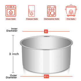E-far deep-side pans provide extra space for thick layers and clean edges.