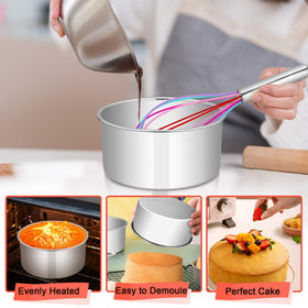 E-far dishwasher-safe pans simplify cleanup after busy baking sessions.