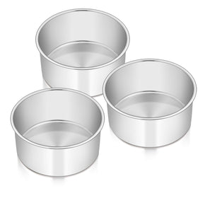 E-far cake pans set of 3 with mirror finish for easy release and premium look.