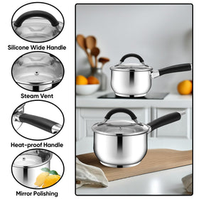 E-far glass lid lets you monitor food without lifting the lid