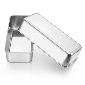 E-far loaf pan 2-pack for convenient batch baking