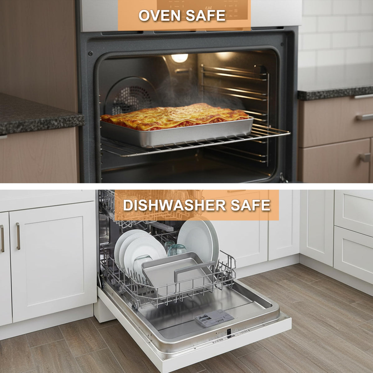 E-far nickel-free pan, safe for daily baking.