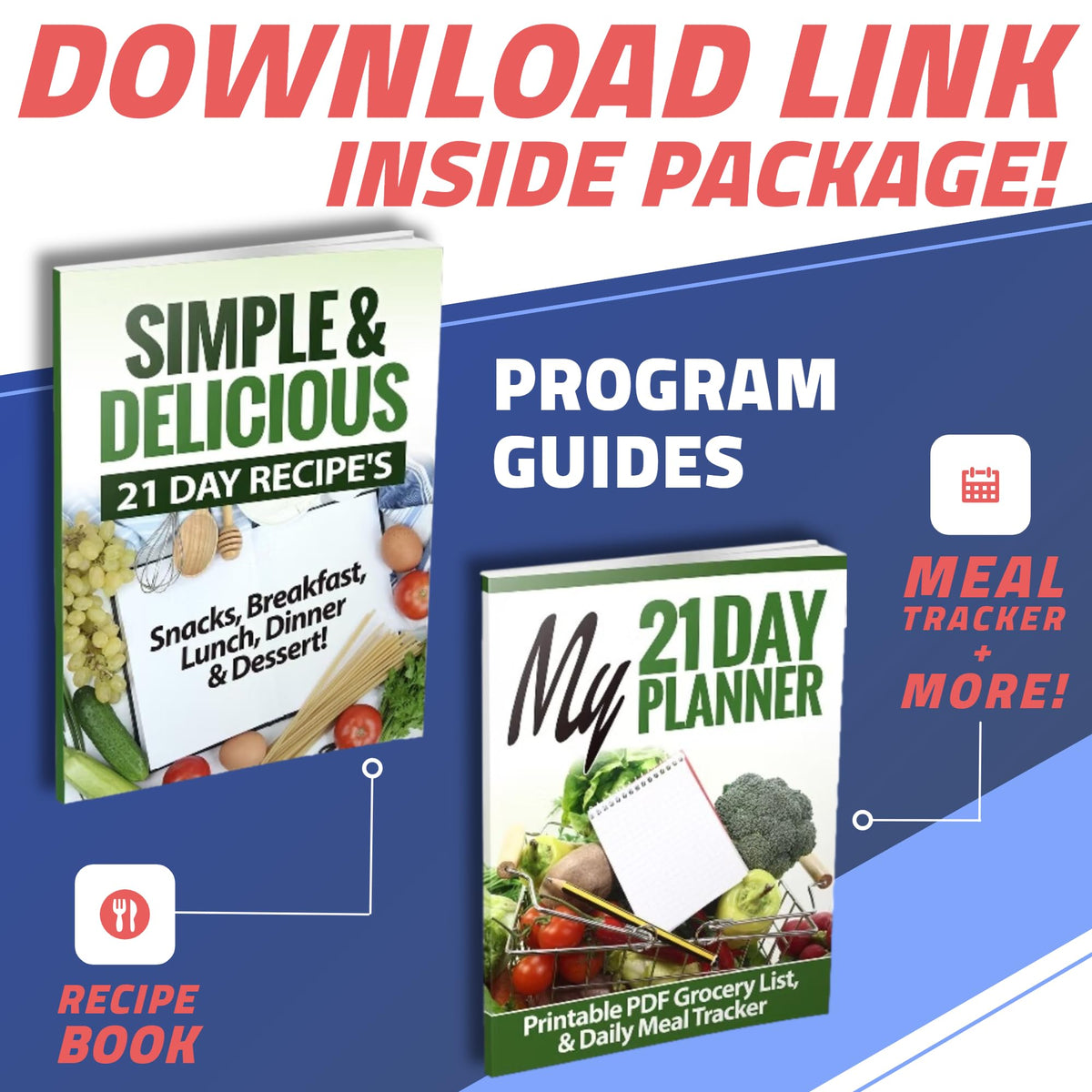 Efficient Nutrition DELUXE pre-measured portions ready for daily planning.