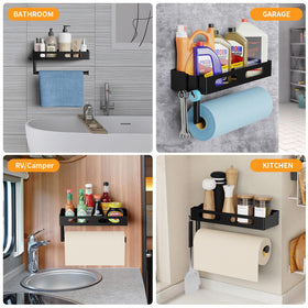 EffiJoy RV paper towel rack keeps essentials within reach during travel.