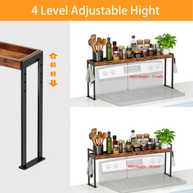 EffiJoy adjustable rack fits curved and flat stoves for versatile use.