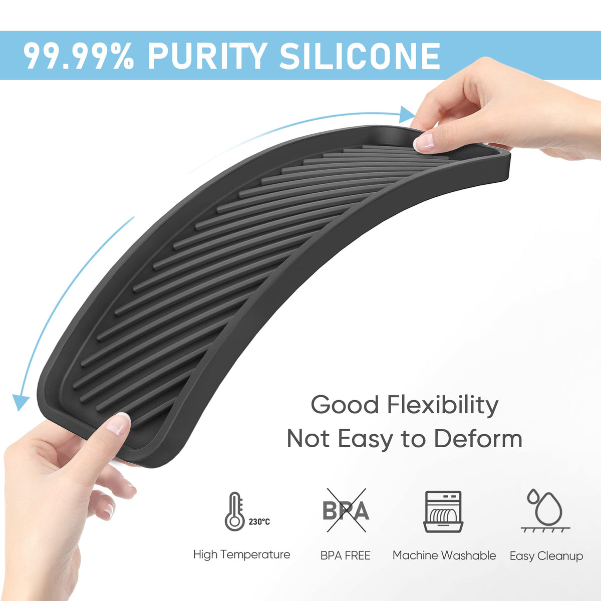 EG-SIPRO dishwashing drying tray elevates sponges and cups for quick drying