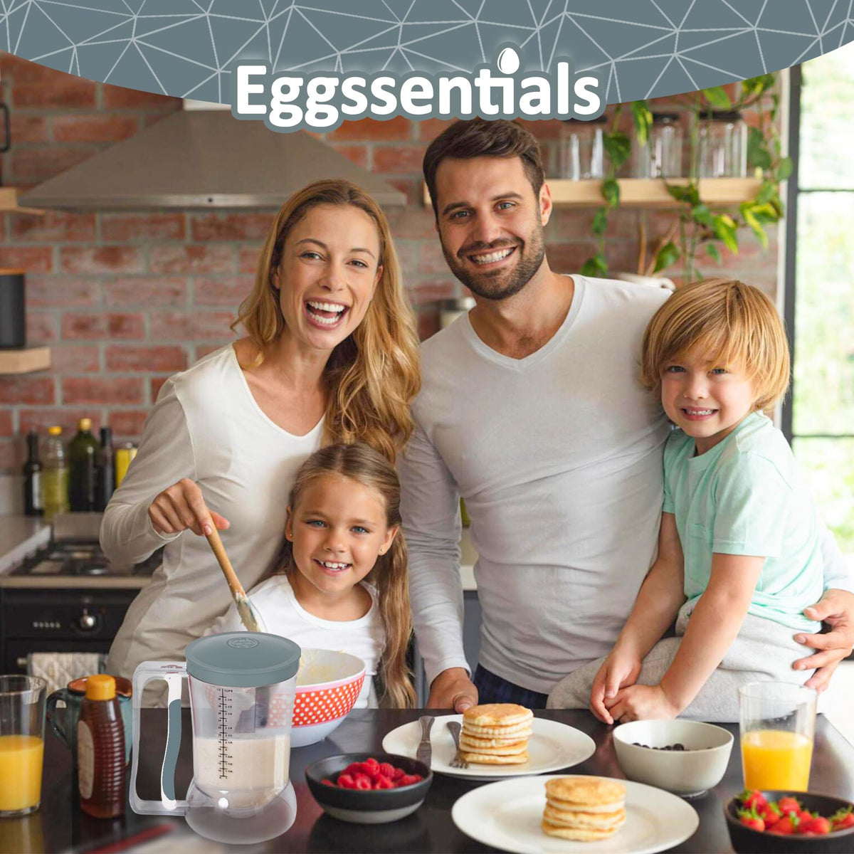 Eggssentials grey color option adds sleek style to baking tools.