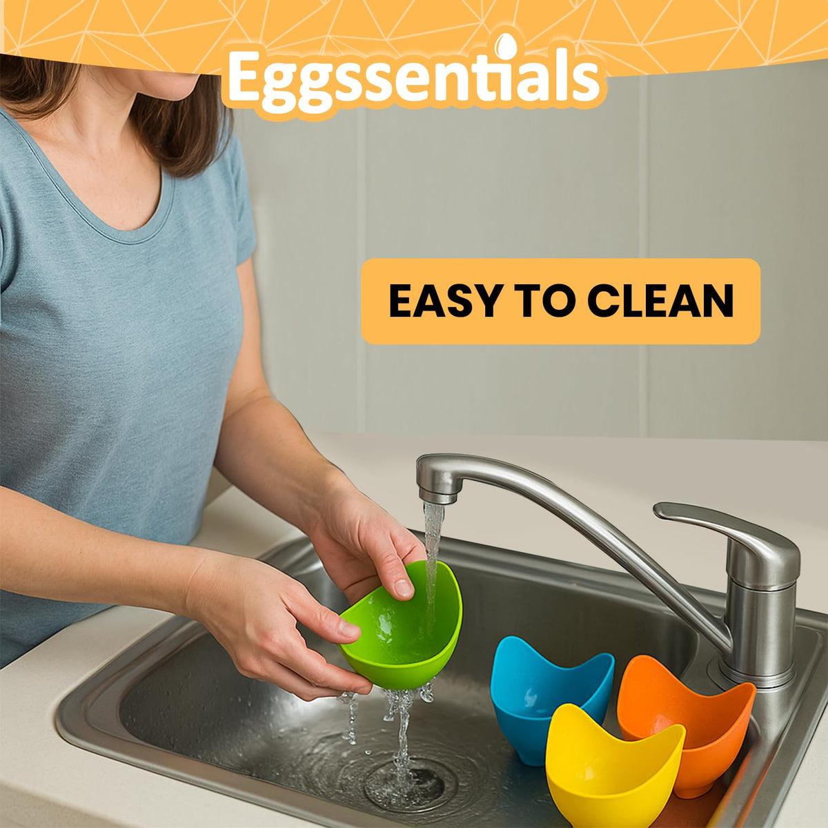 Eggssentials poached egg cups dishwasher-safe for effortless cleanup