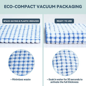 Egles 8-pack reusable eco-friendly towels for sustainable kitchens