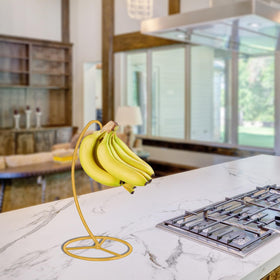 EGMEHOAD compact banana stand saves countertop space with easy access.