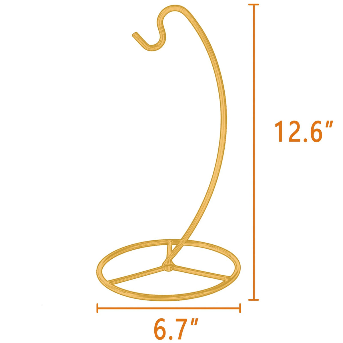 EGMEHOAD rustproof banana stand provides sturdy support for up to 15 pounds.