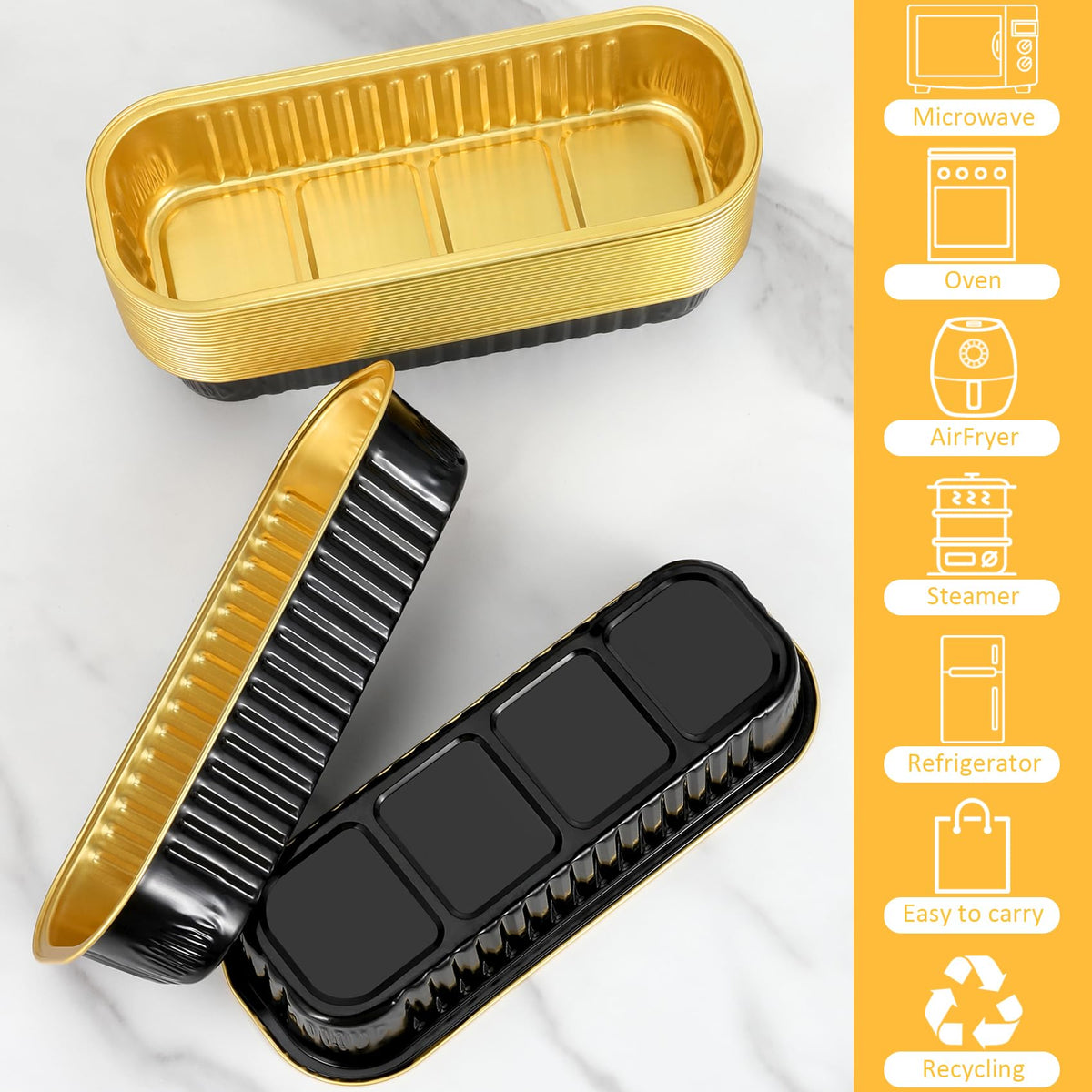 EgticHome food-grade aluminum pans suit steamers and ovens.