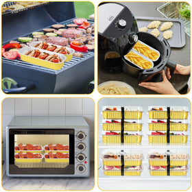 EgticHome food-grade aluminum pans safe for ovens, steamers, fridges.