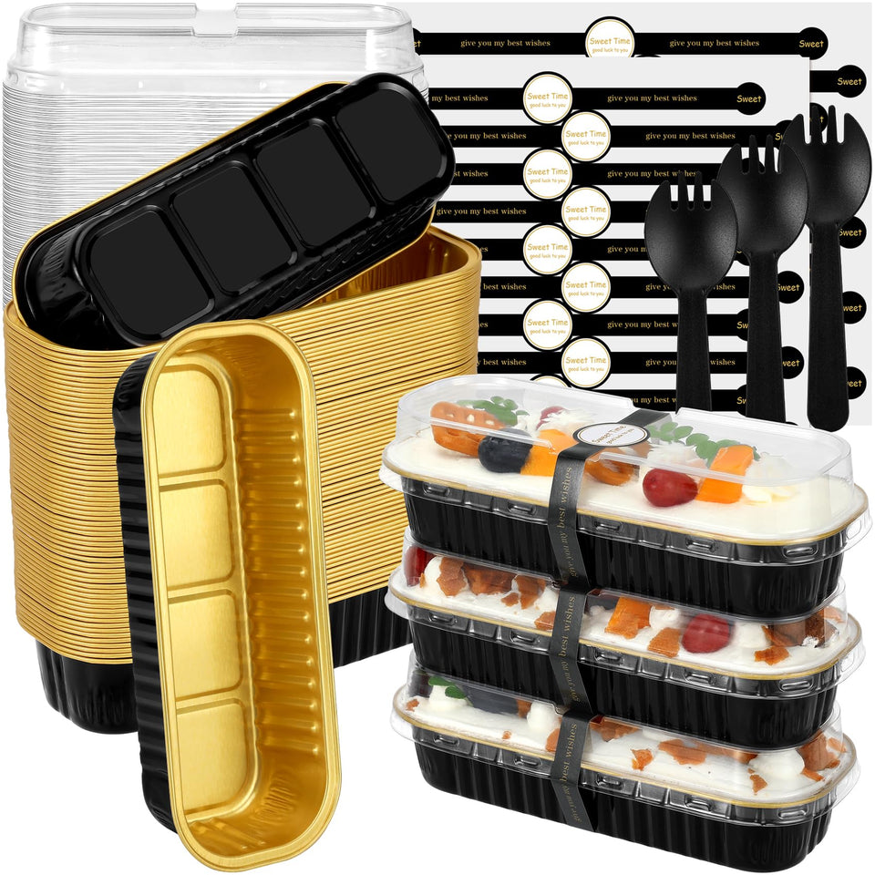 EgticHome mini loaf pan with lid keeps portions fresh and portable.